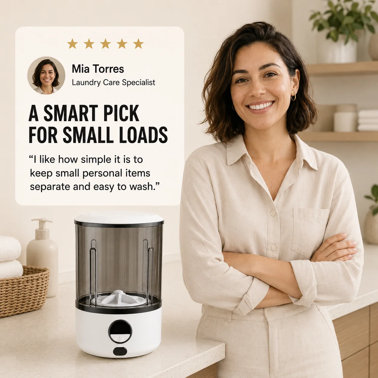 TurboWash Pro Portable Washer, USB-C rechargeable
